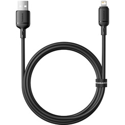Кабель Baseus Silky Series Fast Charging Cable USB Type-A - Lightning (1 м, черный)