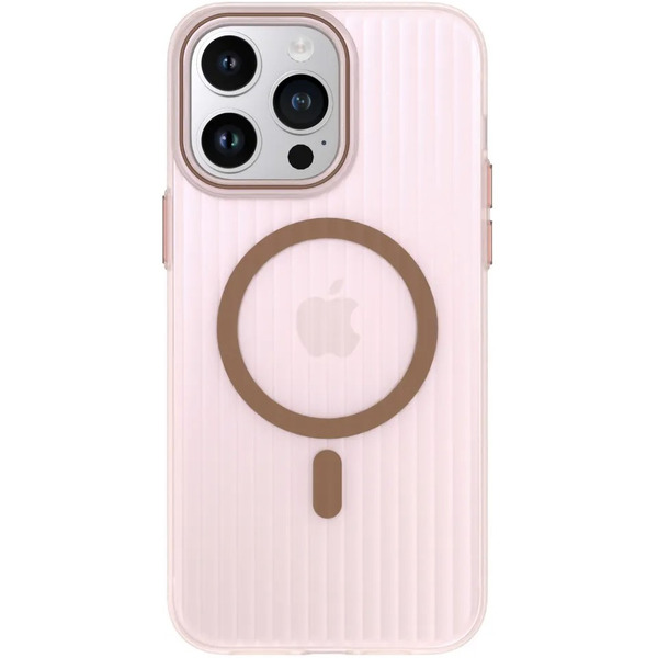 Задняя накладка CASE Translucent Strip Apple iPhone 14 Pro Max (золотой)