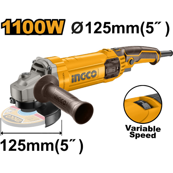 Угловая шлифмашина INGCO AG1100385 (1100Вт)