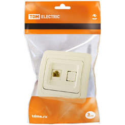 Розетка компьютерная TDM Electric Валдай SQ1804-0113