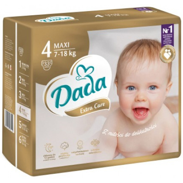Подгузники Dada Extra Care 4 Maxi (33 шт)