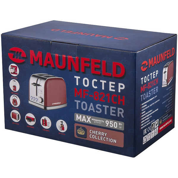 Тостер MAUNFELD MF-821CH