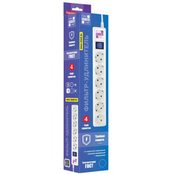 Сетевой фильтр Power Cube SPG(5+1)-16B-0,5М