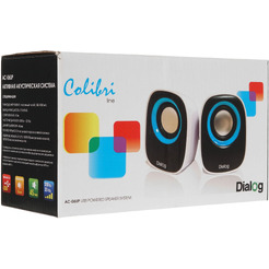 Акустическая система Dialog AC-06UP Black-White