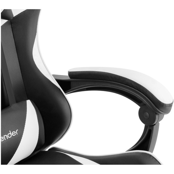 Игровое кресло Defender Urana черный/белый (64058)
