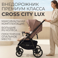 Детская прогулочная коляска Bubago Model Cross City Lux BG 168-5 (терракотовый)