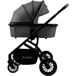 Детская универсальная коляска Bubago Lotta 3 в 1 BG 150-3 (темно-серый)