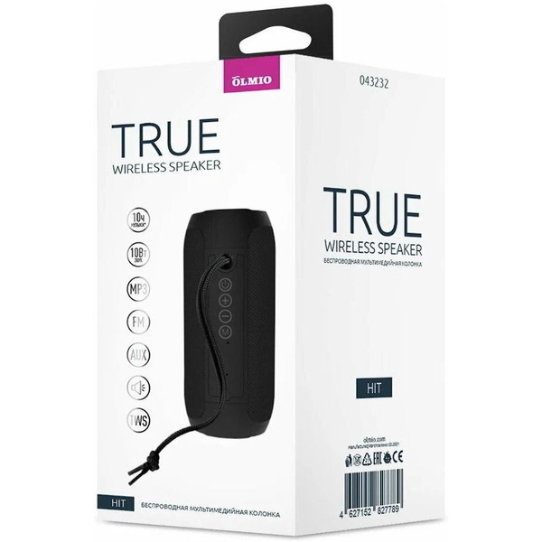 Hit BS-01 черная Беспроводная колонка Olmio