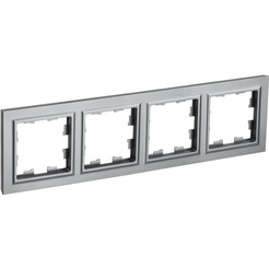 Рамка IEK Brite РУ-4-БрС