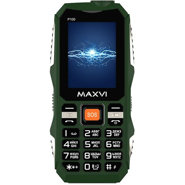 Мобильный телефон Maxvi P100 (зеленый)