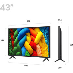 Телевизор LG 43NANO80A6B