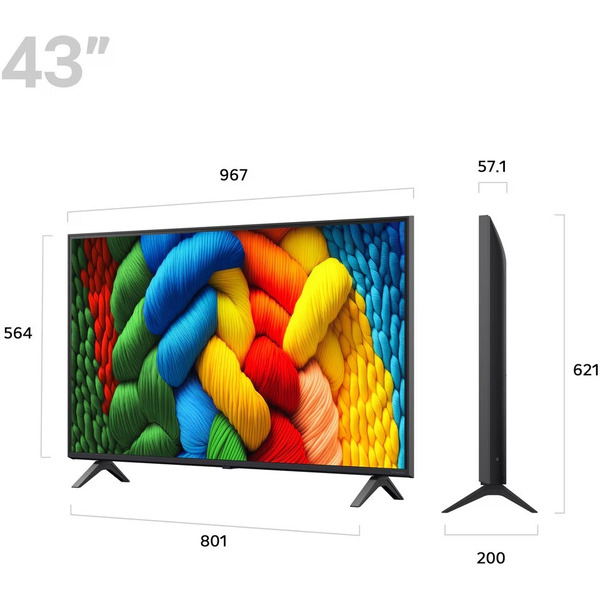 Телевизор LG 43NANO80A6B