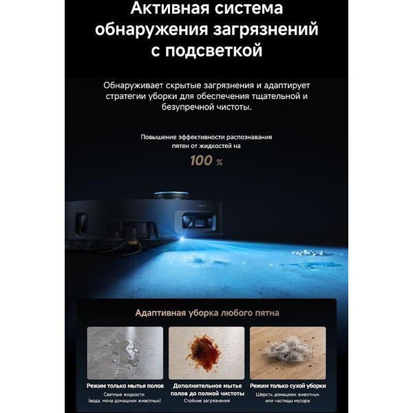 Робот-пылесос Dreame Robot Vacuum X60 Pro Ultra MatriX Black RLM92DE