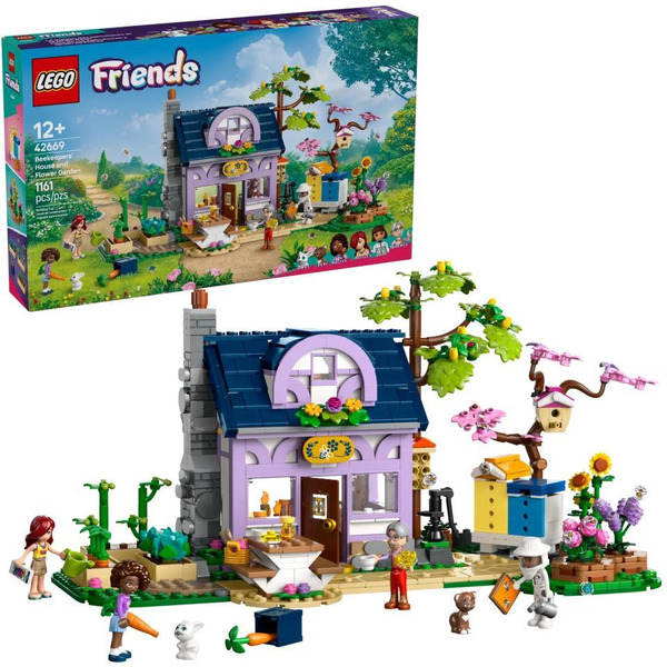 Конструктор Lego Friends Дом пчеловода и цветник 42669