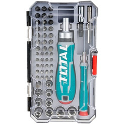 Отвертка с набором бит TOTAL TACSD30556 (55 предметов)