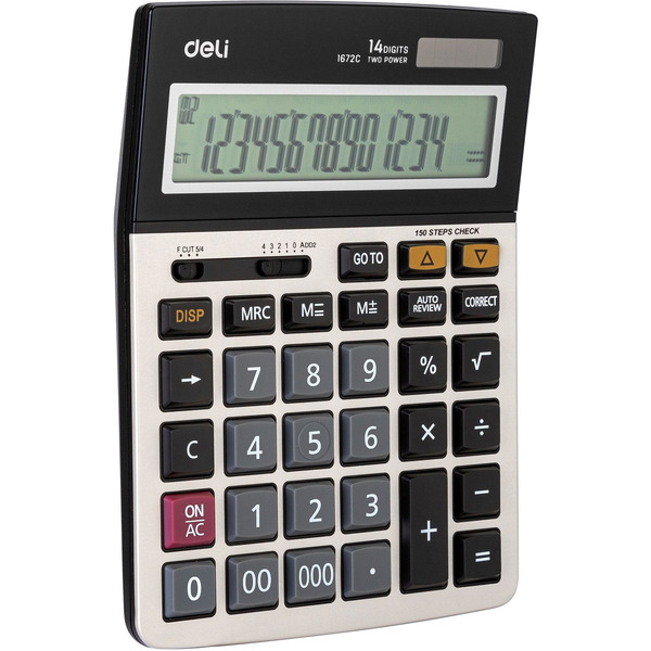 Калькулятор Deli E1672C