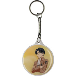 Брелок сувенирный "Дай пять Добру" с аниме (Леви)