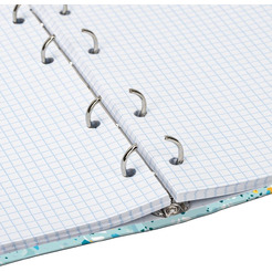 Тетрадь BRAUBERG 404077 на кольцах А5 175х215мм, 120л, твердый картон, клетка