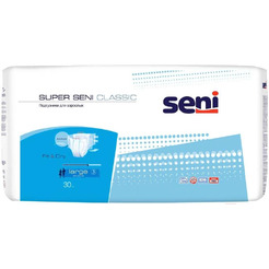 Подгузники для взрослых Seni Super Classic Large (30шт)