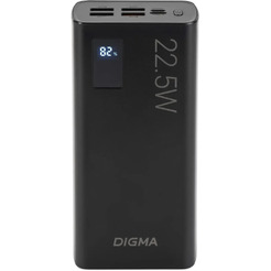 Внешний аккумулятор Digma DGPF30B 30000mAh (черный)