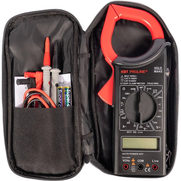 Токовые клещи цифровые КВТ PROLINE KT 266F 79133