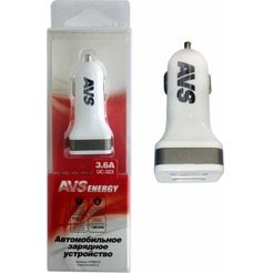 Автомобильное зарядное AVS UC-323