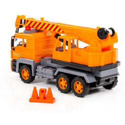 Автомобиль с краном Полесье Алмаз автомобиль-кран инерционный 86716