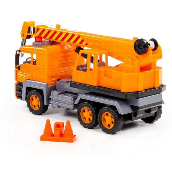 Автомобиль с краном Полесье Алмаз автомобиль-кран инерционный 86716