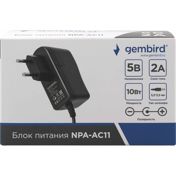 Адаптер питания Gembird NPA-AC11