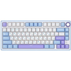 Клавиатура Royal Kludge R75 Taro Milk ( K silver switch)