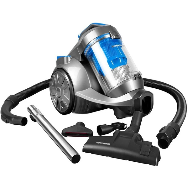 Пылесос REDMOND RV-C337 (Серо-голубой)