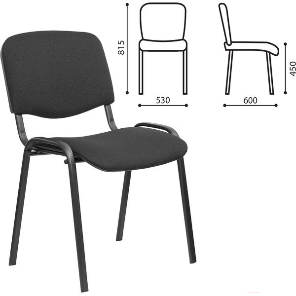 Стул Staff Iso Lite CF-008 (черный C-11)