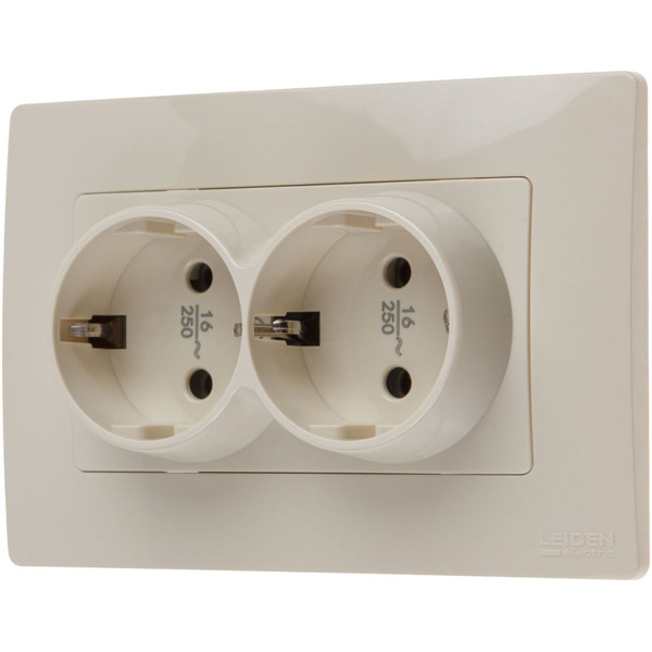 Розетка Leiden Electric Steen 806066