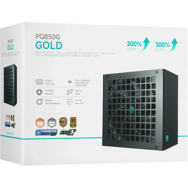 Блок питания DeepCool GamerStorm PQ850G (R-PQ850G-FD0B-WGEU-V1)
