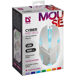 Мышь Defender Cyber MB-560L (белый)