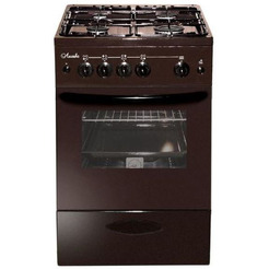 Кухонная плита Лысьва ГП 400 МС-2у (коричневый, стеклянная крышка)