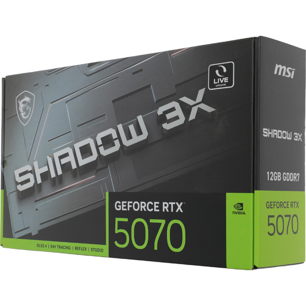 Видеокарта MSI GeForce RTX 5070 12G Shadow 3X