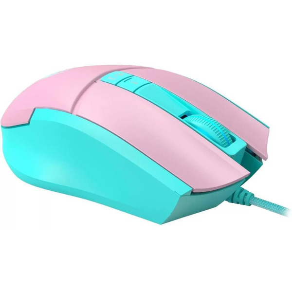 Мышь A4Tech Bloody L65 Max (розовый/голубой)