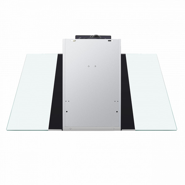 Кухонная вытяжка Maunfeld Gloria 90 (нержавеющая сталь/прозрачное стекло)