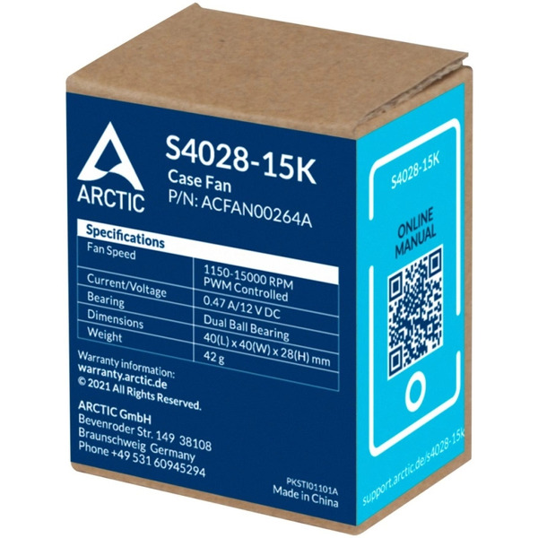 Вентилятор для корпуса Arctic S4028-15K ACFAN00264A