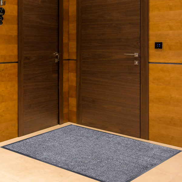 Придверный коврик Sundays Home Ребристый 90x150см 94036 (серый)