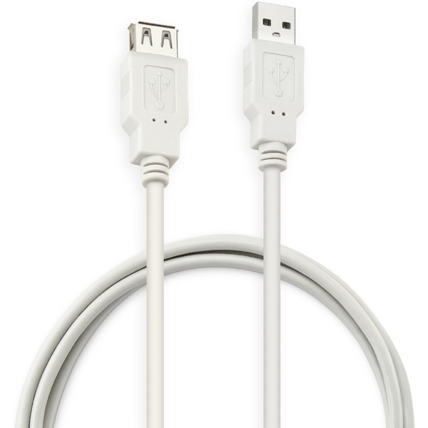 Кабель Buro USB2.0-AM-AF-1.8M-MG