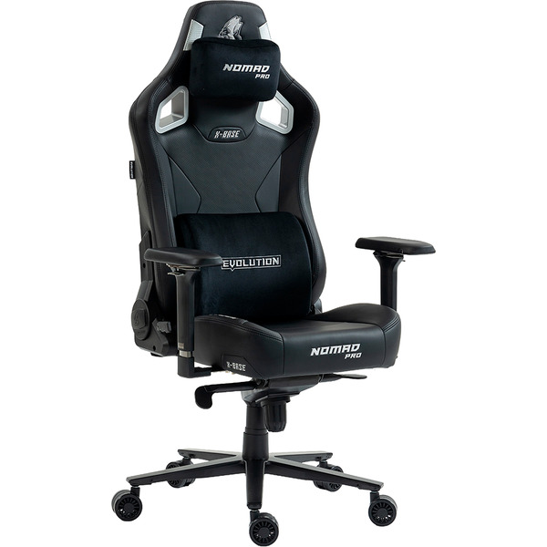 Кресло компьютерное EVOLUTION NOMAD PRO X-BASE Black-Silver