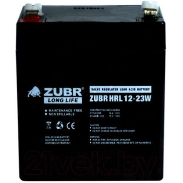 Аккумулятор для ИБП Zubr HRL 12-23W (12 В/5.8 А·ч)