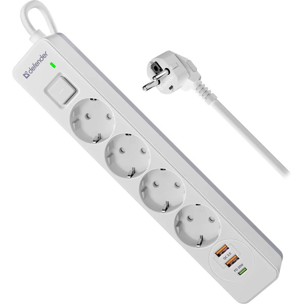 Сетевой фильтр Defender DFS 145 (5 м)