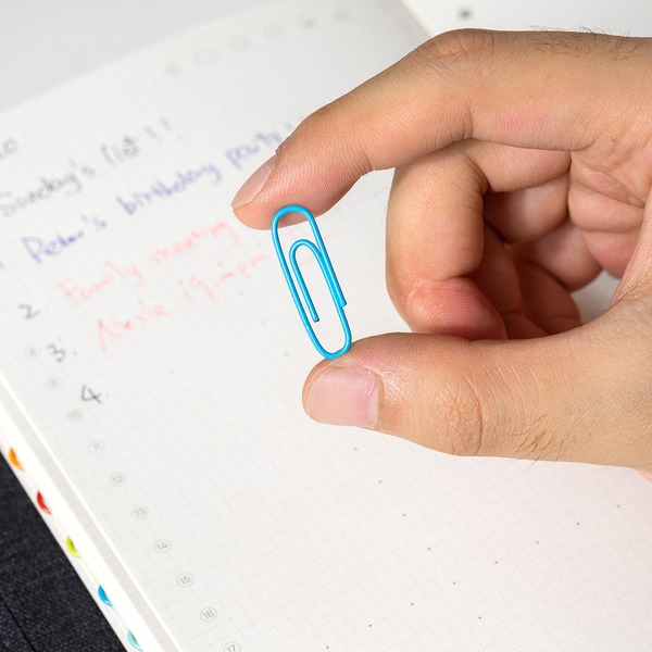 Скрепки DELI цветные (100 шт) 0024