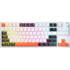 Клавиатура JEGG ZA87 Pro White Black Orange (TNT Yellow)