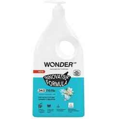 Экогель для посуды WONDER LAB Жасмин и морская соль 1 л