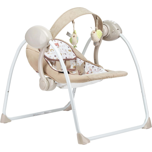 Шезлонг-качалка Lorelli Portofino (бежевый)