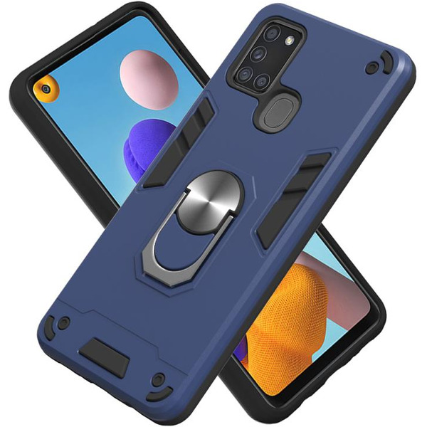 Бампер Bingo Warrior для Samsung Galaxy A21s (синий)